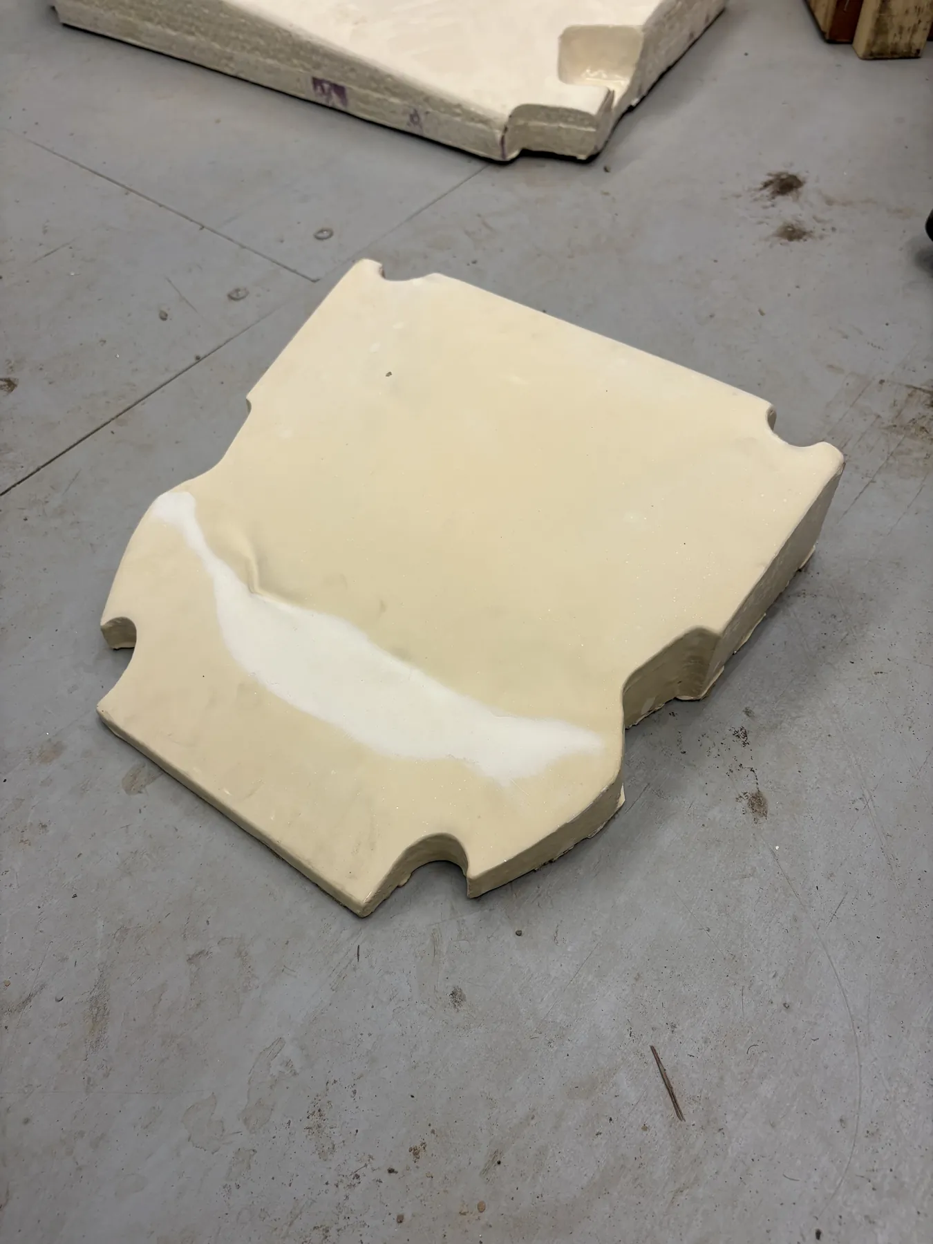 One of the forming molds.